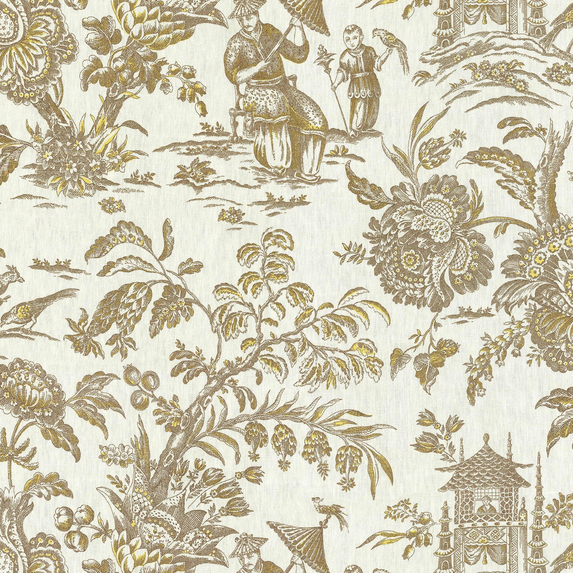 Sagwa fabric in 37 color - pattern number Sagwa37J6931 - by JF Fabrics in the Windsong collection