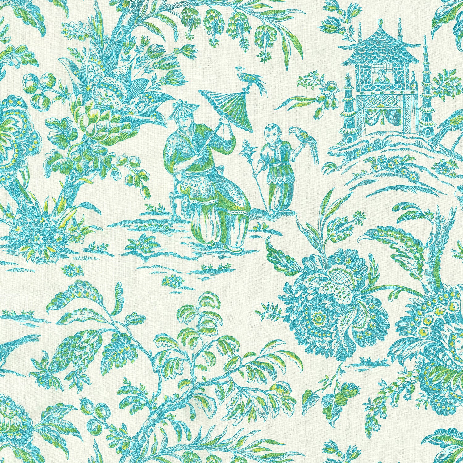 Sagwa fabric in 63 color - pattern number Sagwa63J6931 - by JF Fabrics in the Windsong collection