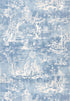 Summer Palace fabric in sky color - pattern number SC 000116561 - by Scalamandre in the Scalamandre Fabrics Book 1 collection