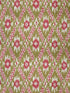 Atlas fabric in pink and green color - pattern number SC 000126980 - by Scalamandre in the Scalamandre Fabrics Book 1 collection
