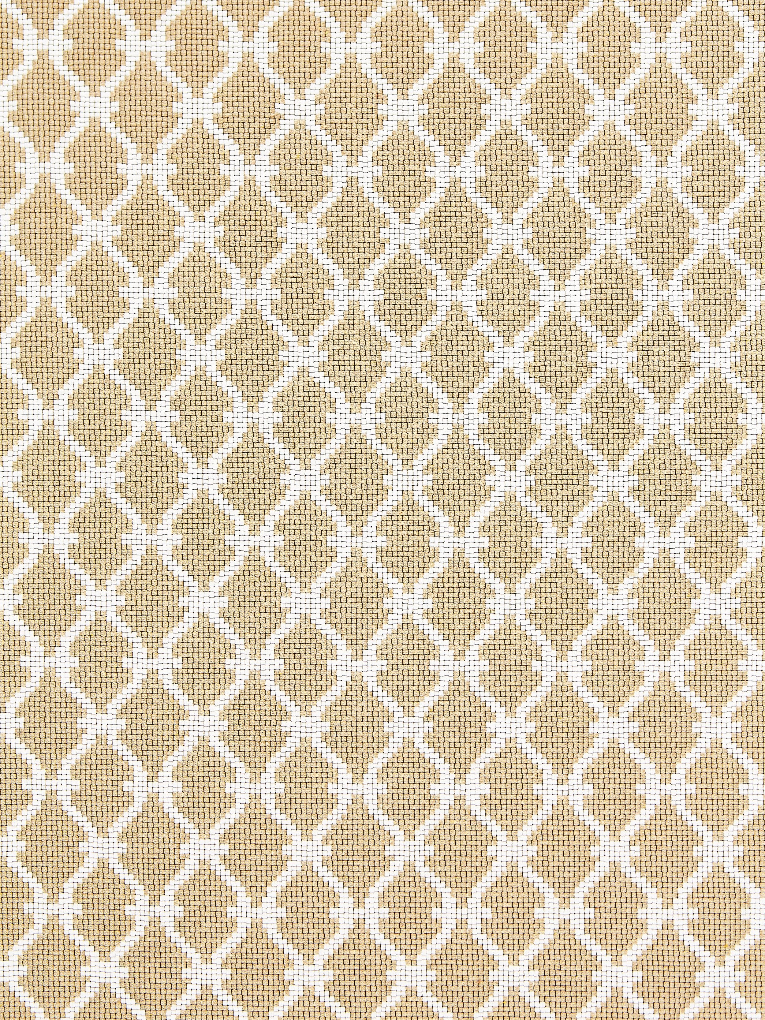 Trellis Weave fabric in sand color - pattern number SC 000127009 - by Scalamandre in the Scalamandre Fabrics Book 1 collection