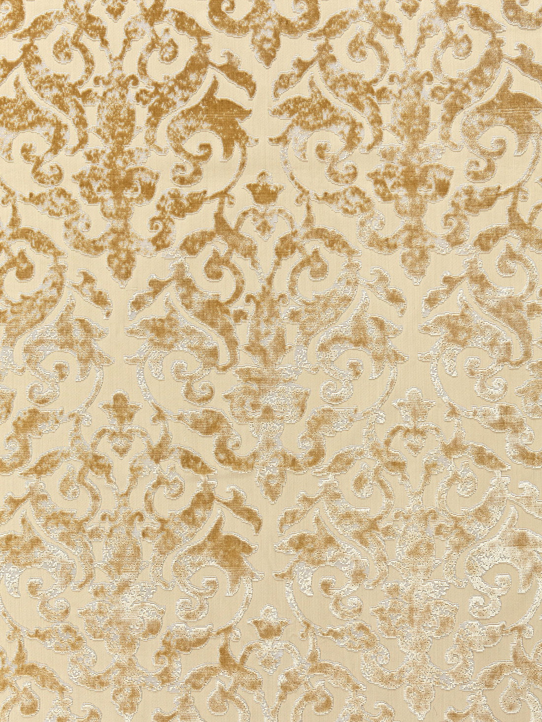 Venezia Silk Velvet fabric in champagne color - pattern number SC 000127078 - by Scalamandre in the Scalamandre Fabrics Book 1 collection