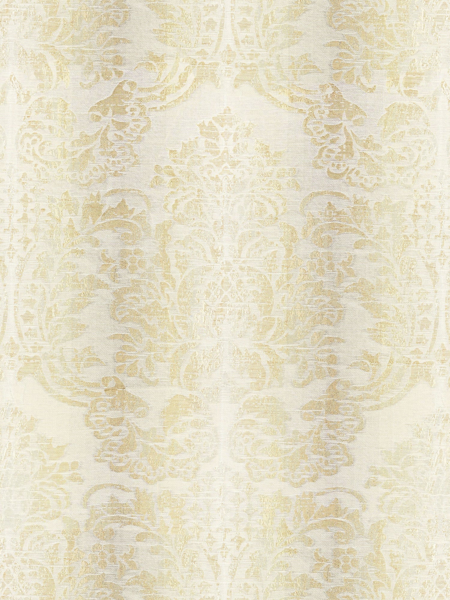 Sorrento Linen Damask fabric in parchment color - pattern number SC 000127093 - by Scalamandre in the Scalamandre Fabrics Book 1 collection