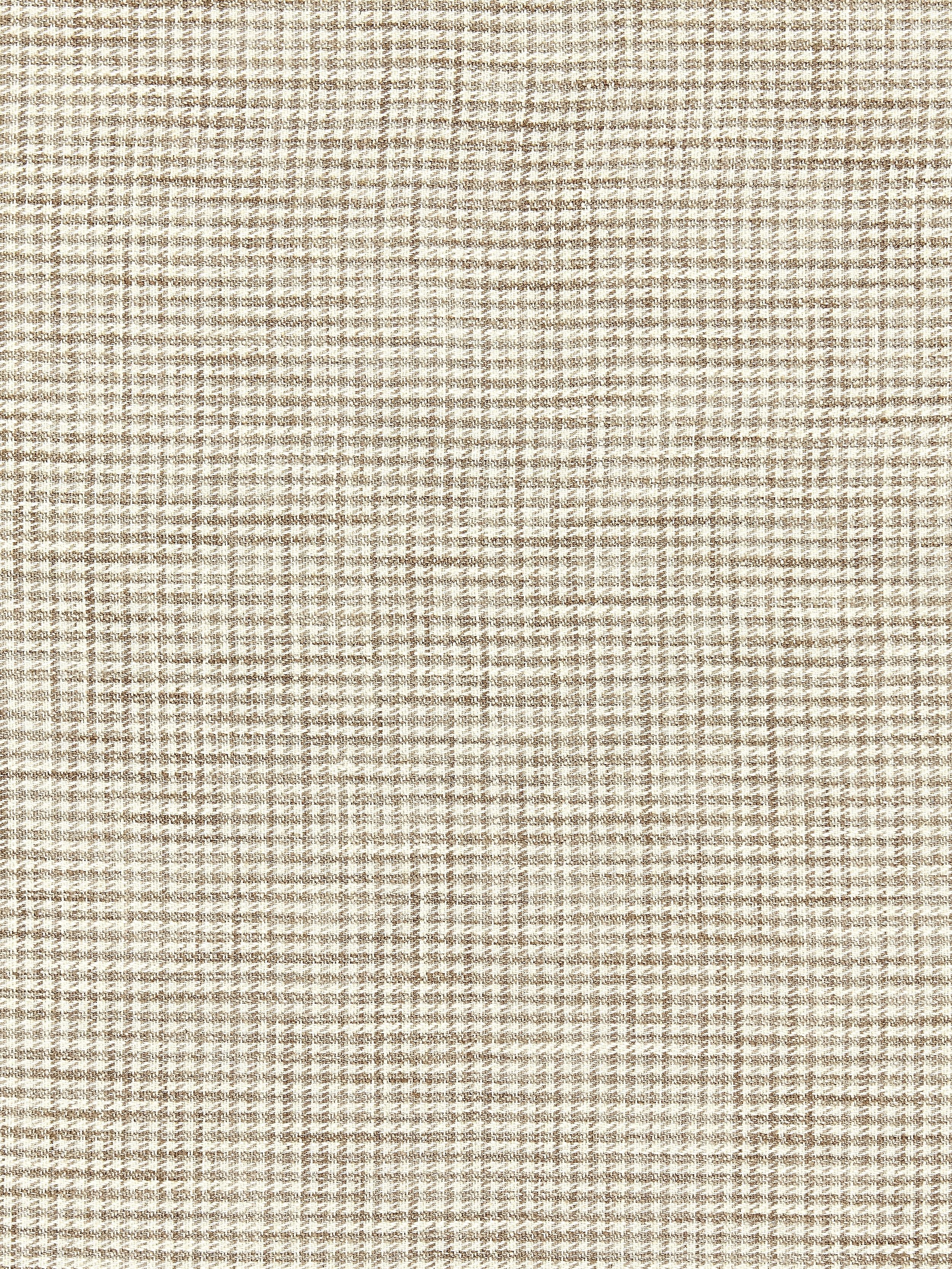 Banbury Strie Check fabric in flax color - pattern number SC 000127099 - by Scalamandre in the Scalamandre Fabrics Book 1 collection