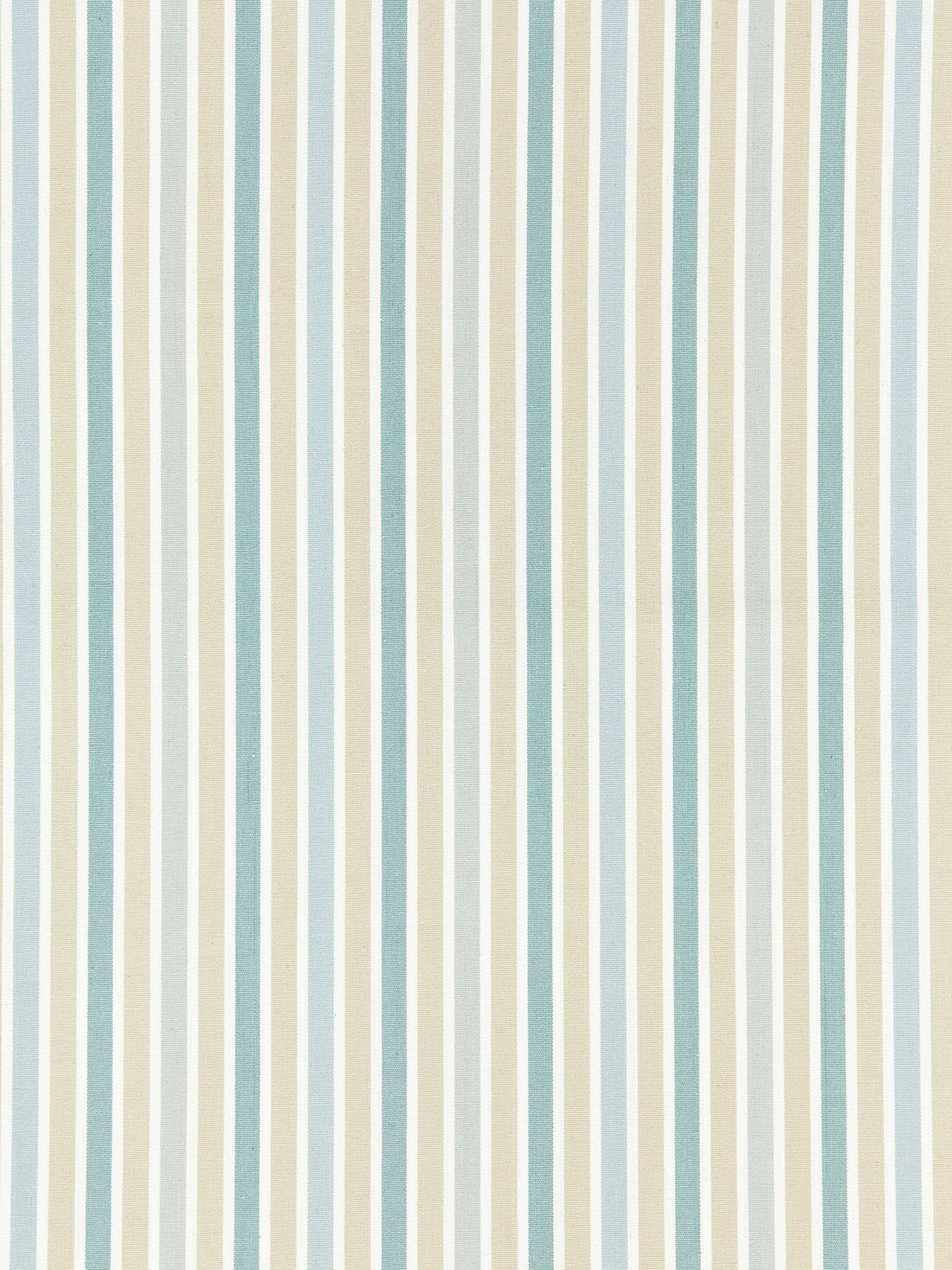 Leeds Cotton Stripe fabric in seaglass color - pattern number SC 000127114 - by Scalamandre in the Scalamandre Fabrics Book 1 collection