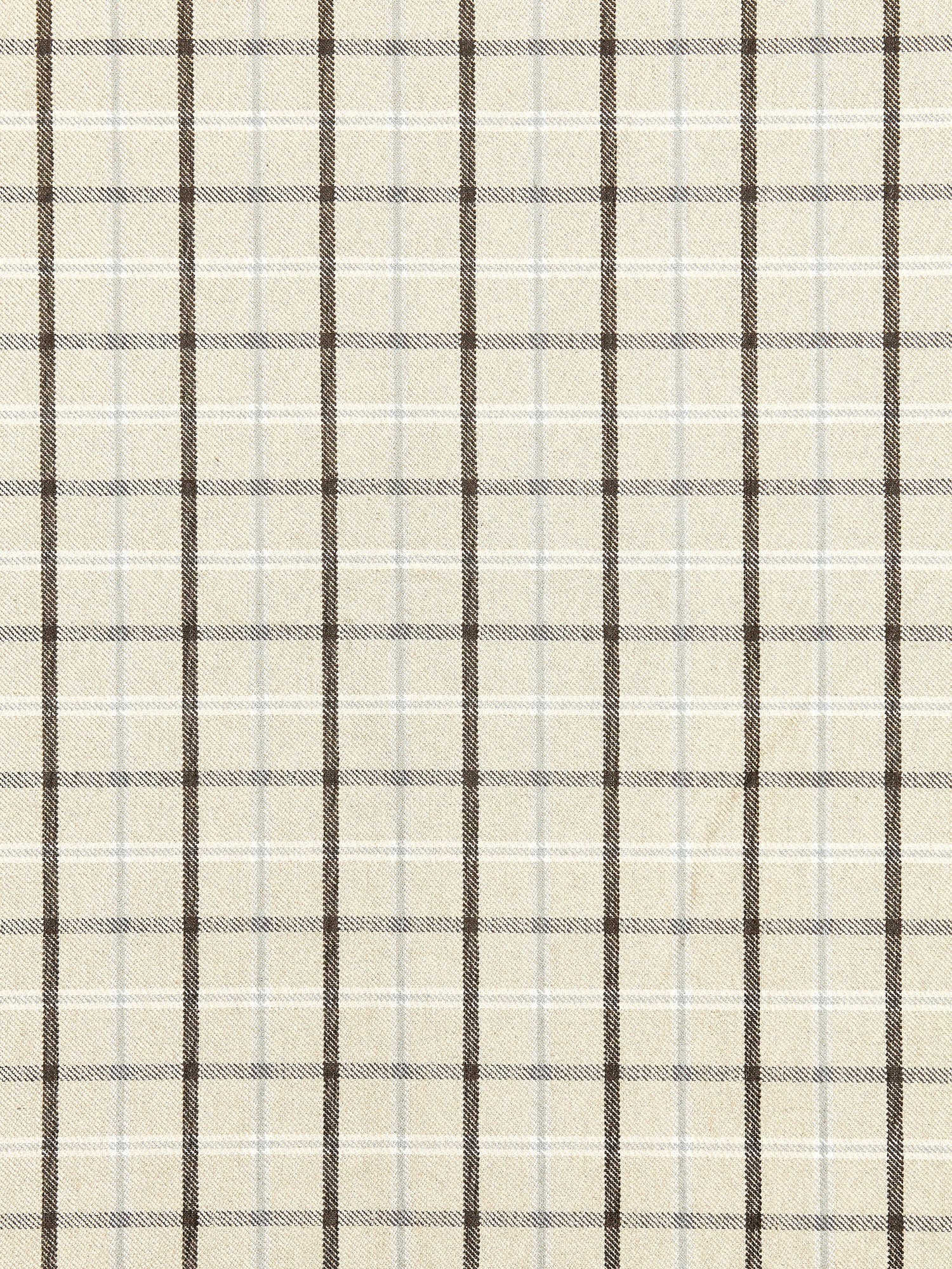 Bristol Plaid fabric in linen color - pattern number SC 000127121 - by Scalamandre in the Scalamandre Fabrics Book 1 collection