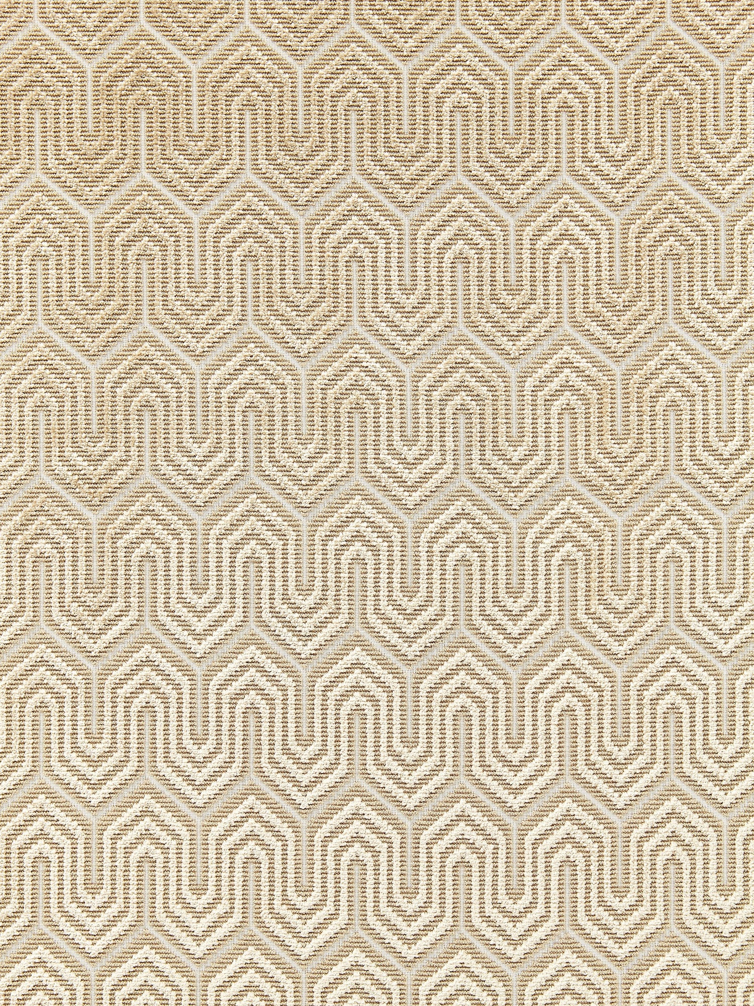 Undulation fabric in fawn color - pattern number SC 000127129 - by Scalamandre in the Scalamandre Fabrics Book 1 collection