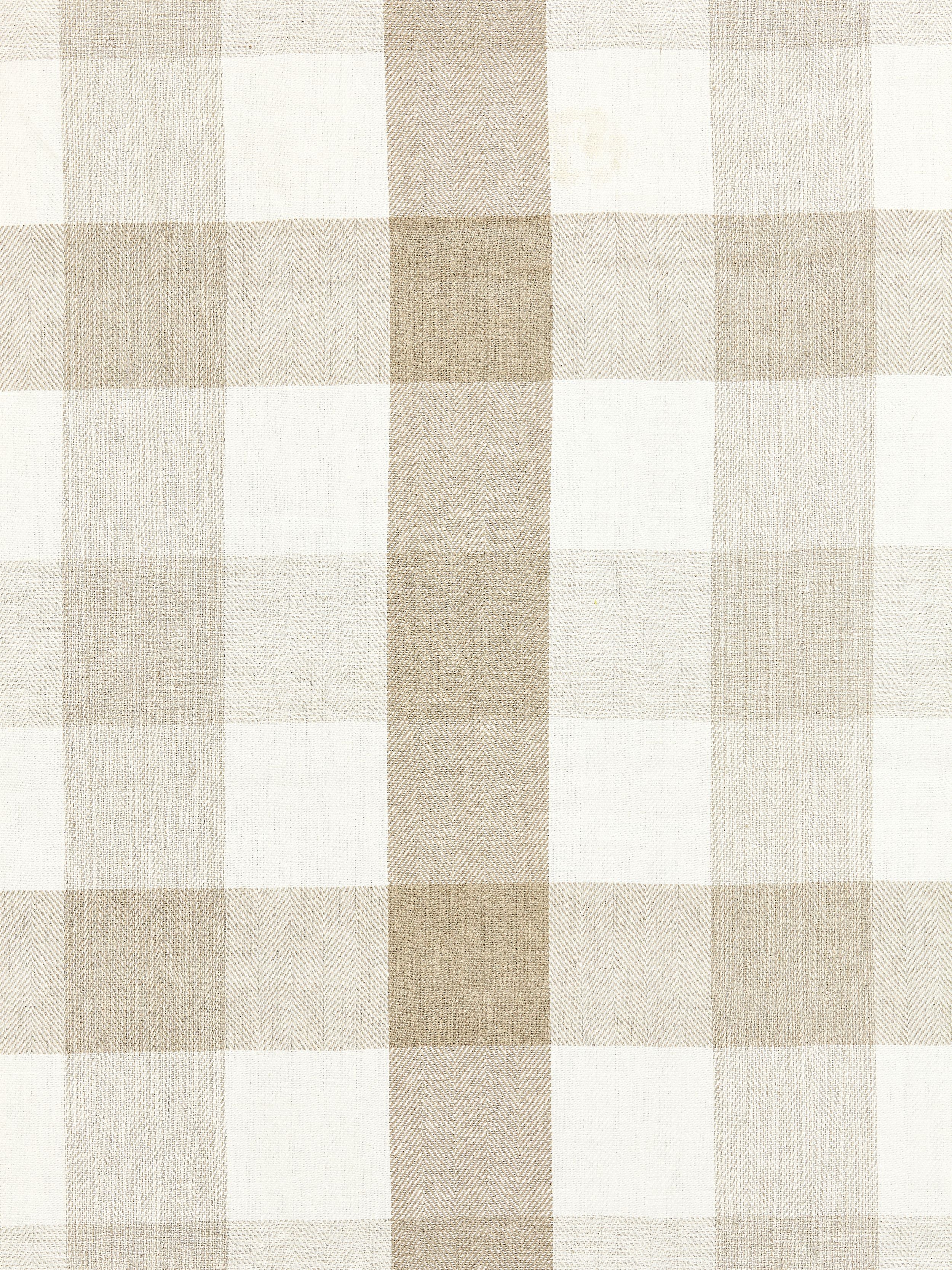 Westport Linen Plaid fabric in linen color - pattern number SC 000127135 - by Scalamandre in the Scalamandre Fabrics Book 1 collection