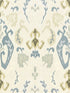 Mandalay Ikat Embroidery fabric in cloud color - pattern number SC 000127172 - by Scalamandre in the Scalamandre Fabrics Book 1 collection