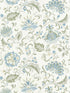 Delphine Embroidery fabric in summer sage color - pattern number SC 000127173 - by Scalamandre in the Scalamandre Fabrics Book 1 collection