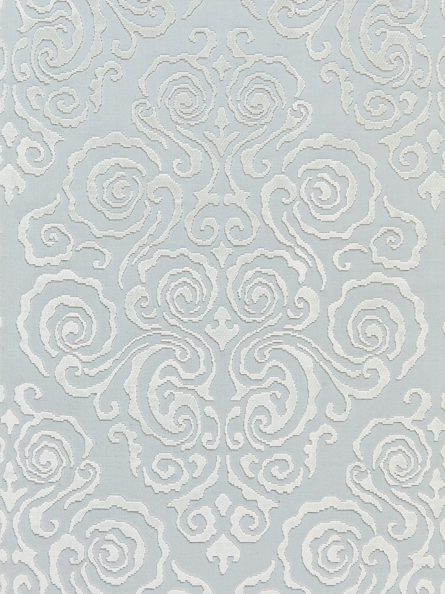 Cirrus Velvet Damask fabric in mist color - pattern number SC 000127219 - by Scalamandre in the Scalamandre Fabrics Book 1 collection
