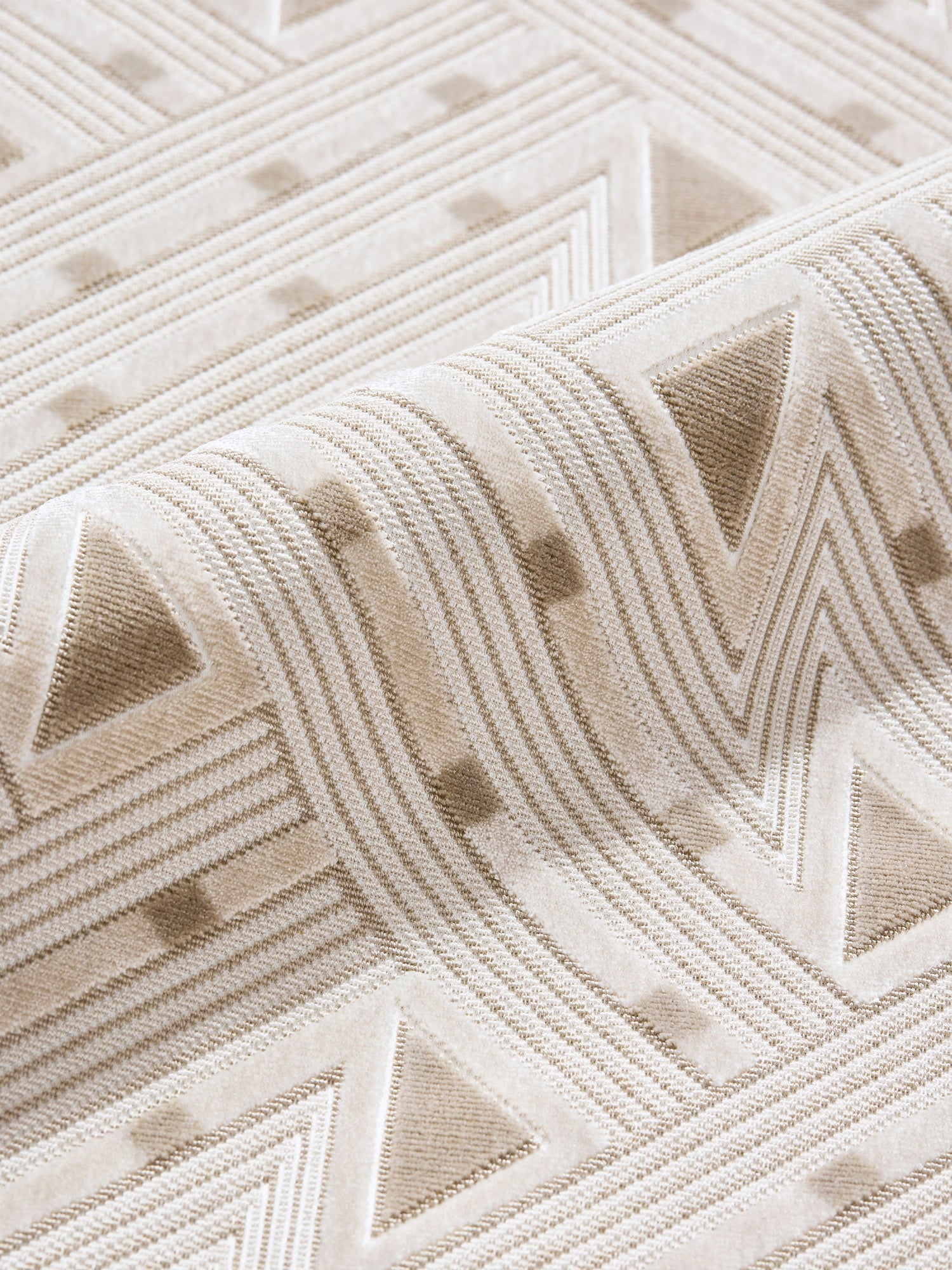 Kasai Velvet fabric in sandstone color - pattern number SC 000127323 - by Scalamandre in the Scalamandre Fabrics Book 1 collection