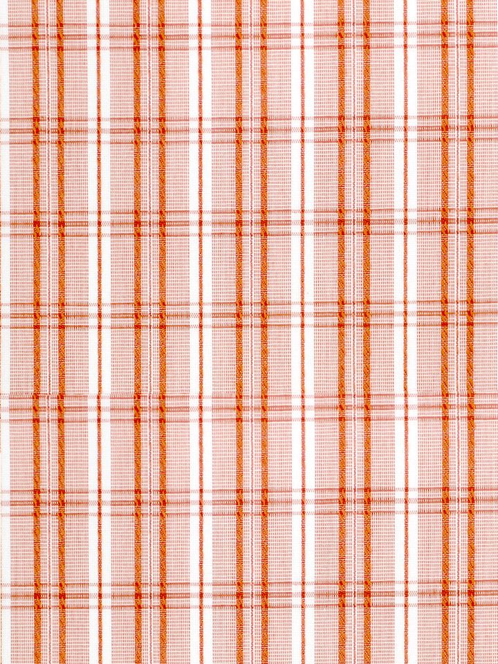 Check Please fabric in tangerine color - pattern number SC 000136364 - by Scalamandre in the Scalamandre Fabrics Book 1 collection