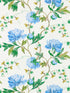 Isadora Print fabric in bluebonnet color - pattern number SC 000216650 - by Scalamandre in the Scalamandre Fabrics Book 1 collection