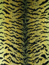Tigre fabric in greens and black color - pattern number SC 000226167MMA - by Scalamandre in the Scalamandre Fabrics Book 1 collection