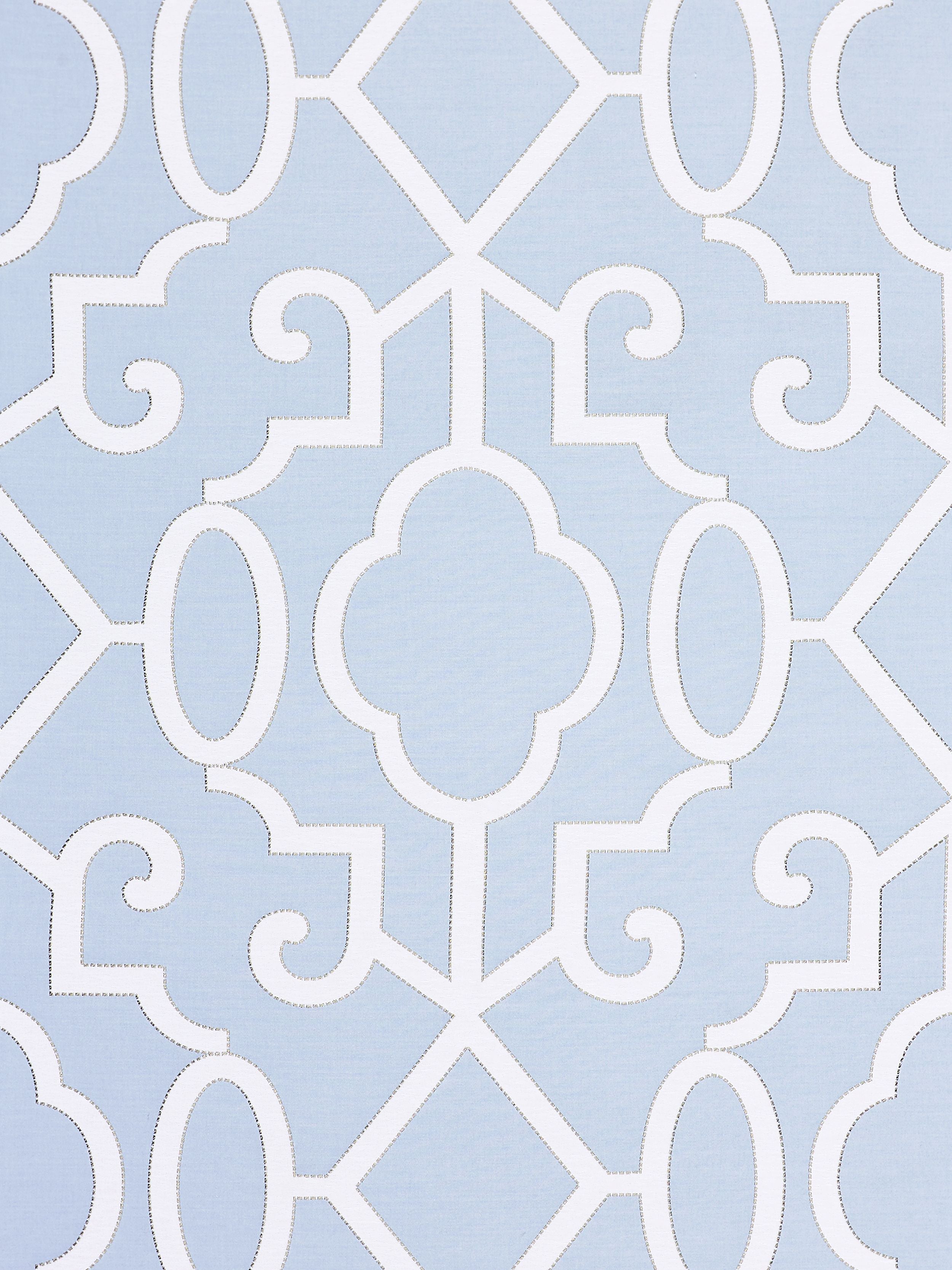 Ming Fretwork fabric in cloud color - pattern number SC 000227012 - by Scalamandre in the Scalamandre Fabrics Book 1 collection
