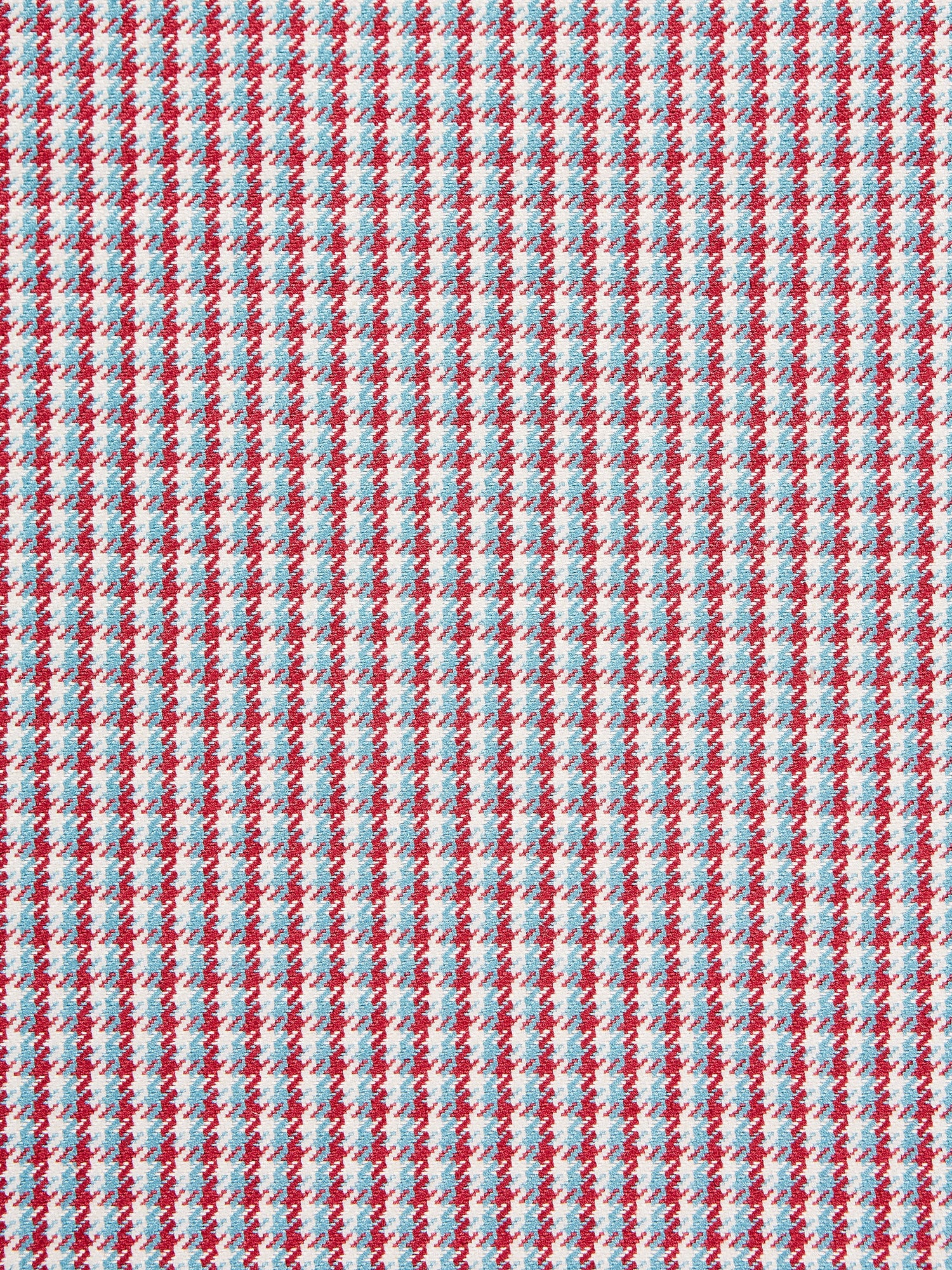 Tattersall Check fabric in aqua and cerise color - pattern number SC 000227013 - by Scalamandre in the Scalamandre Fabrics Book 1 collection