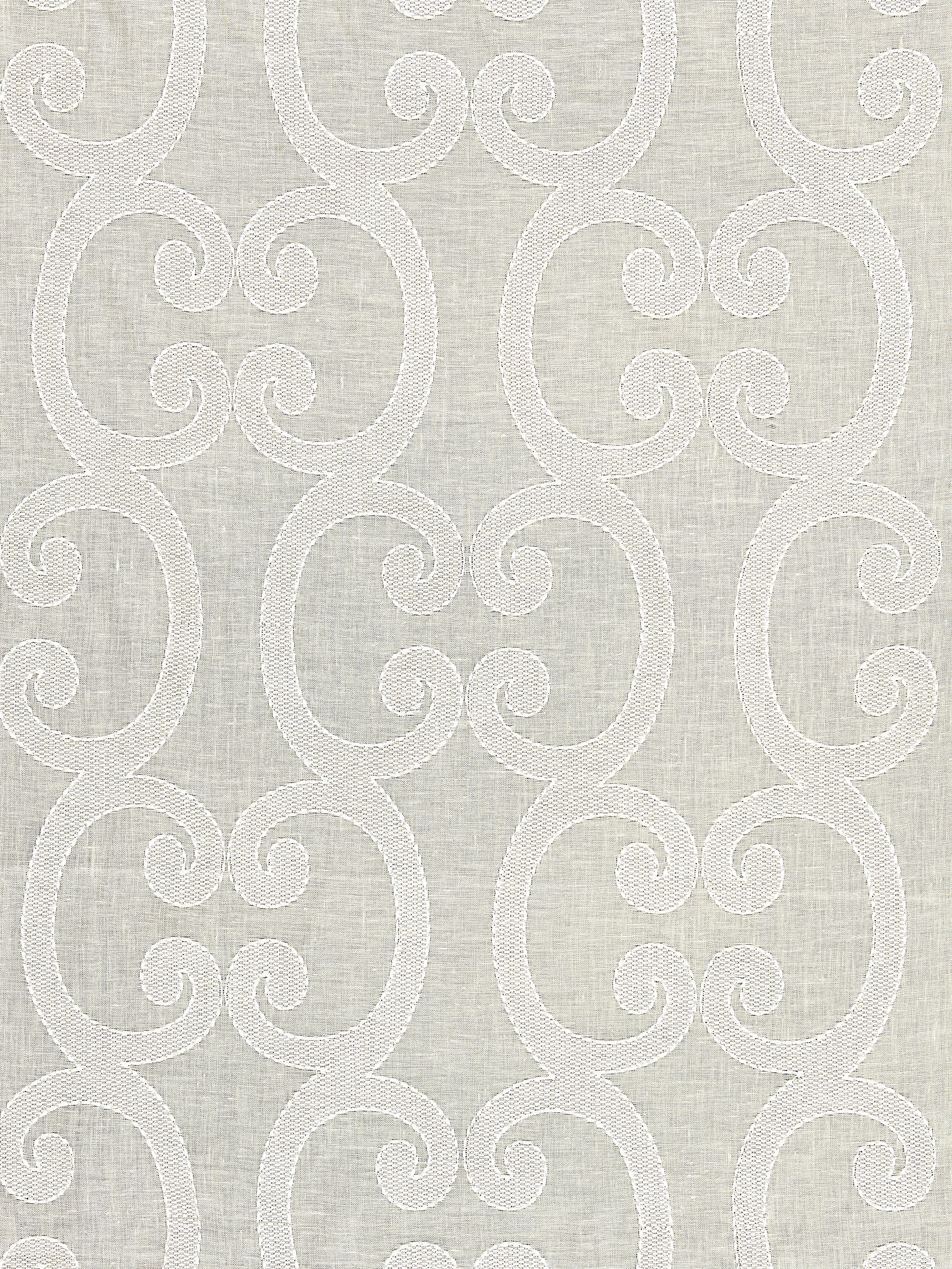 Ornamento Sheer fabric in champagne color - pattern number SC 000227040 - by Scalamandre in the Scalamandre Fabrics Book 1 collection