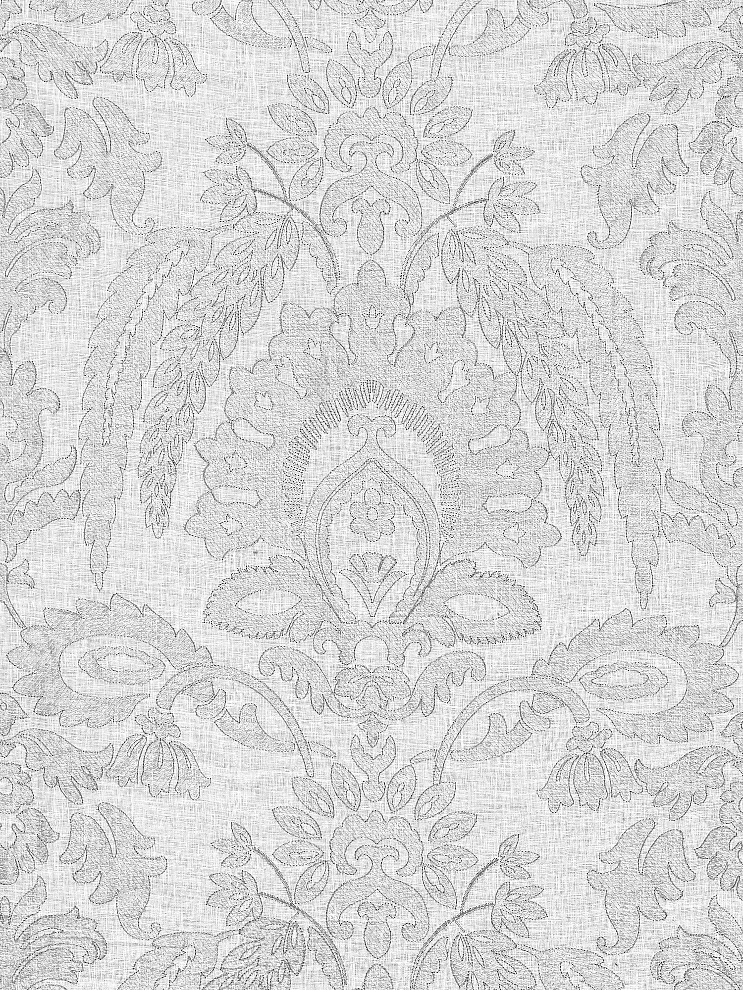 Lia Damask Sheer fabric in haze color - pattern number SC 000227053 - by Scalamandre in the Scalamandre Fabrics Book 1 collection