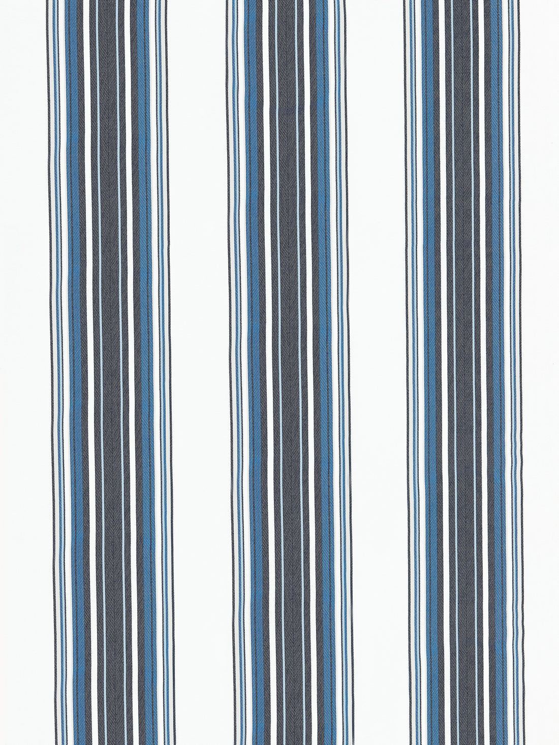 Cabana Stripe fabric in indigo color - pattern number SC 000227063 - by Scalamandre in the Scalamandre Fabrics Book 1 collection