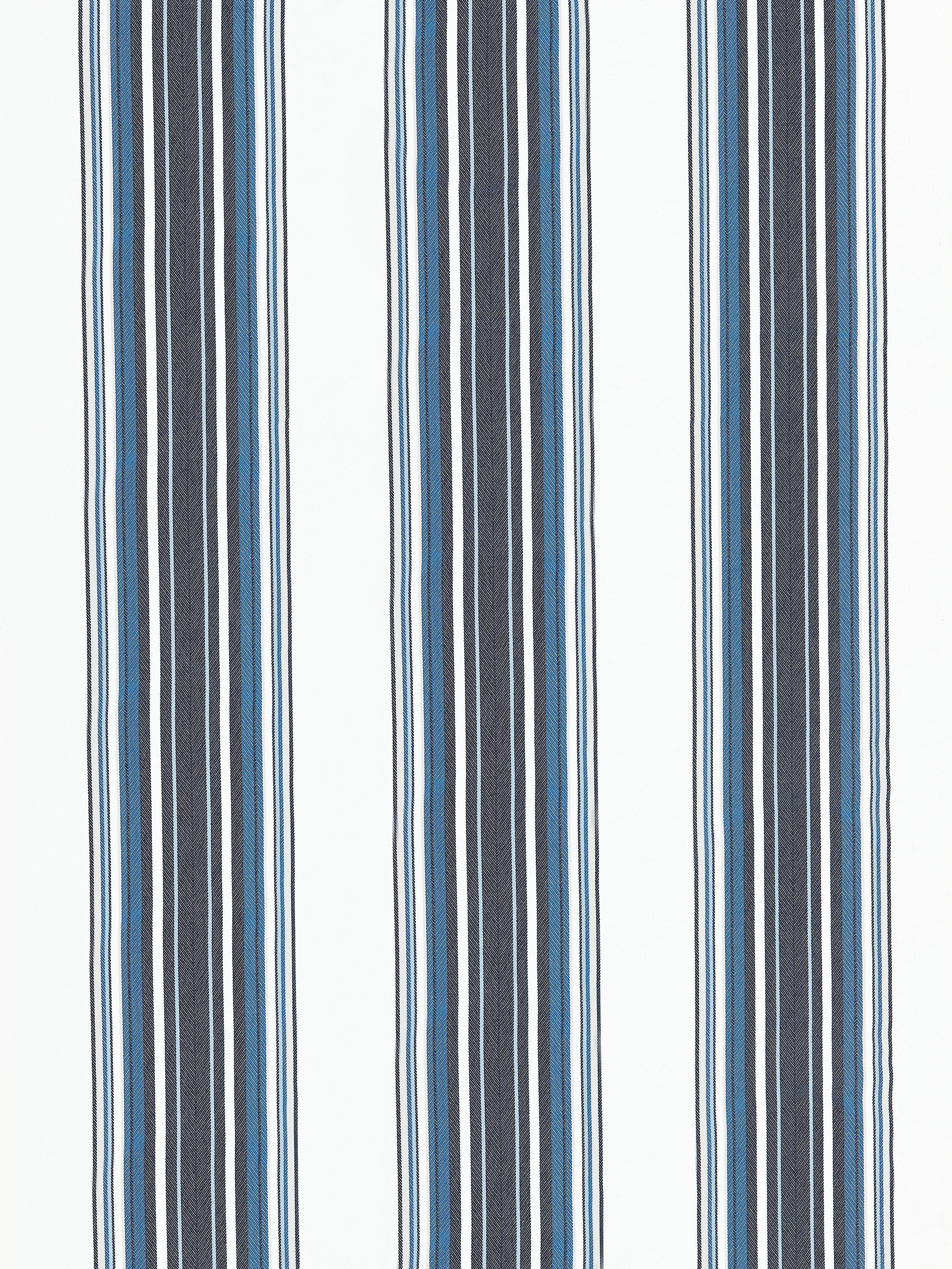 Cabana Stripe fabric in indigo color - pattern number SC 000227063 - by Scalamandre in the Scalamandre Fabrics Book 1 collection