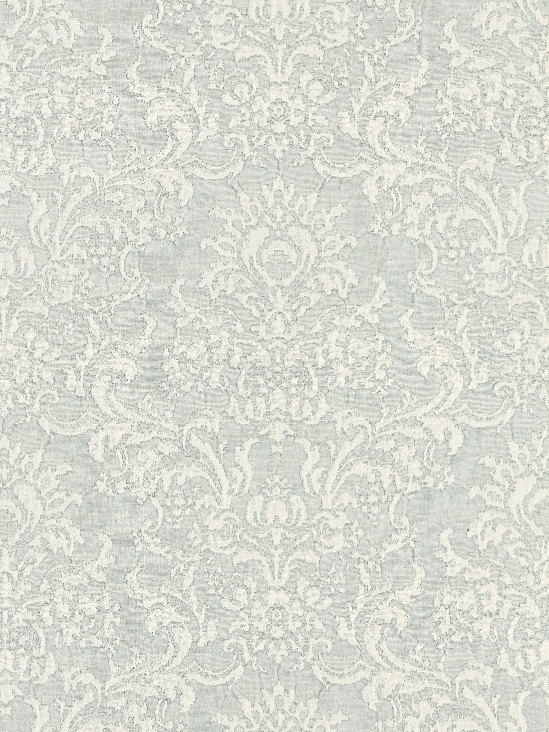 San Luca Damask fabric in rain color - pattern number SC 000227094 - by Scalamandre in the Scalamandre Fabrics Book 1 collection