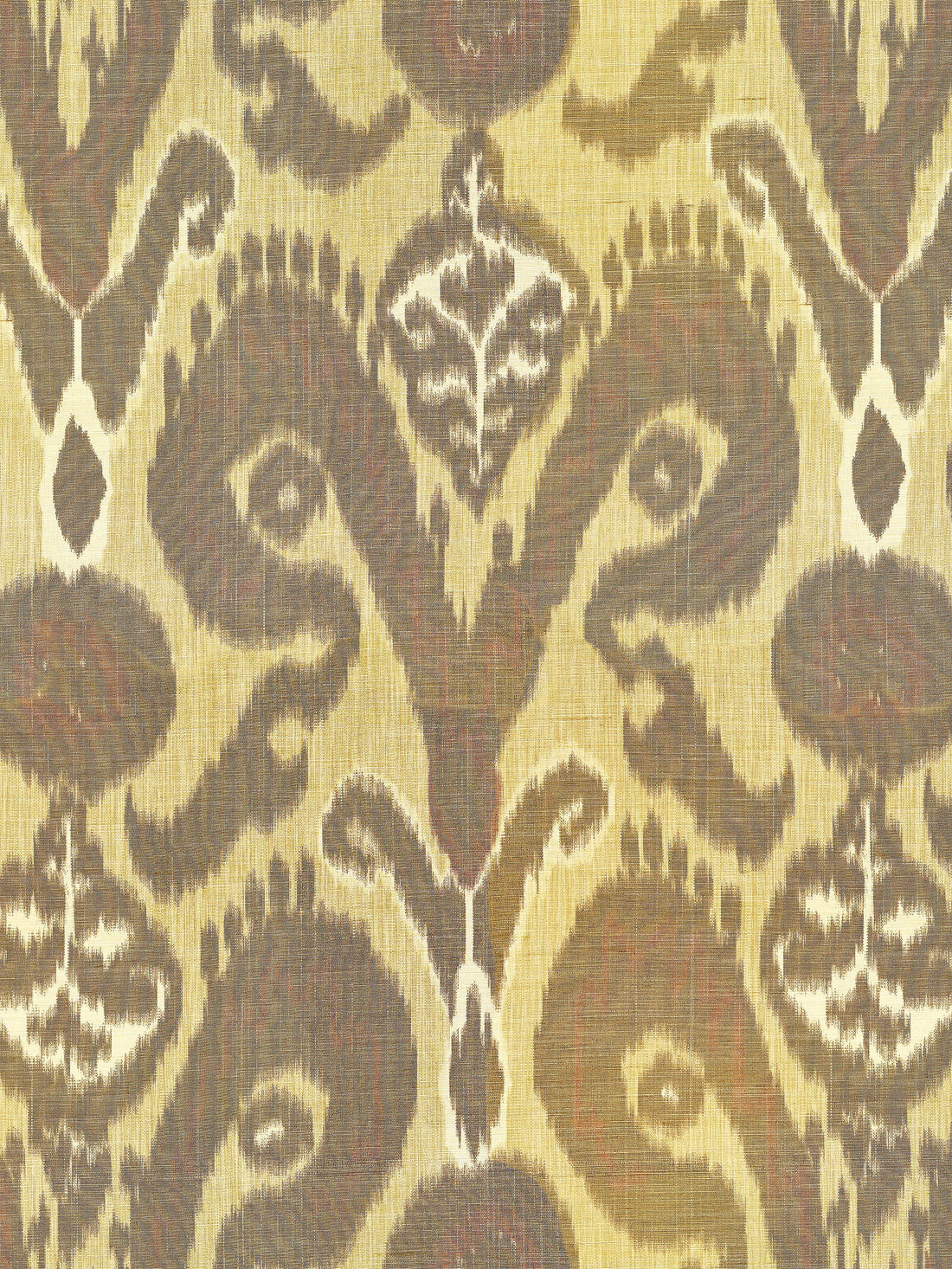 Bukhara Silk Ikat fabric in spice color - pattern number SC 000227097 - by Scalamandre in the Scalamandre Fabrics Book 1 collection