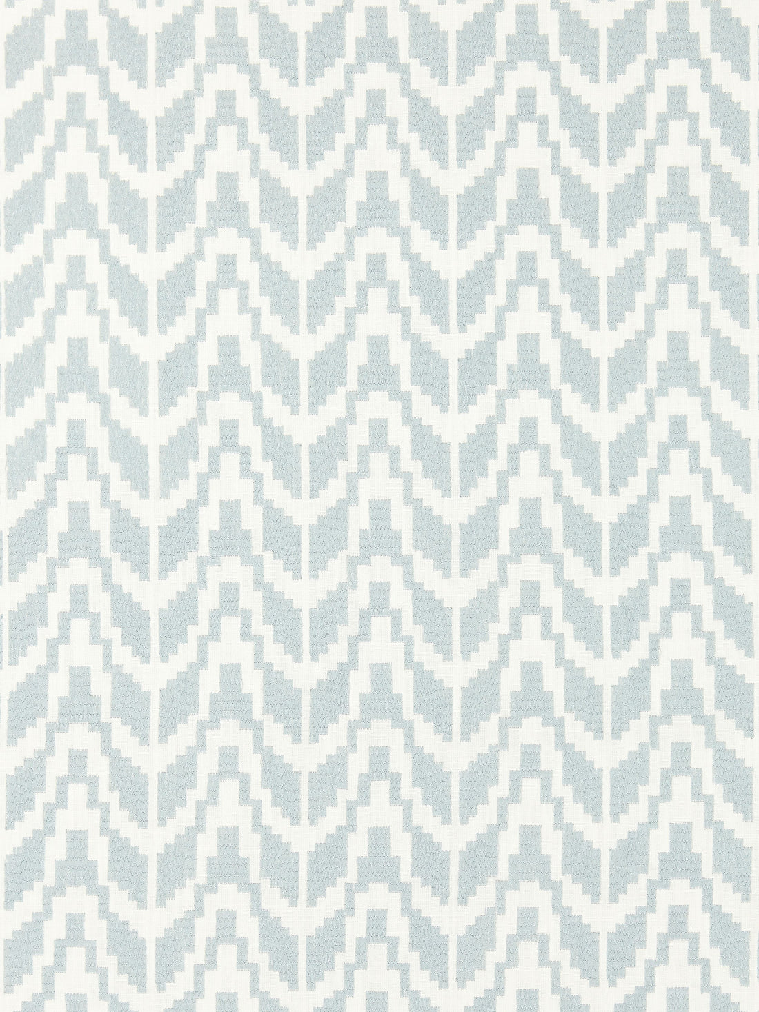 Chevron Embroidery fabric in rain color - pattern number SC 000227103 - by Scalamandre in the Scalamandre Fabrics Book 1 collection