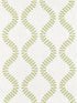 Foglia Embroidery fabric in celery color - pattern number SC 000227127 - by Scalamandre in the Scalamandre Fabrics Book 1 collection