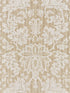 Metalline Damask fabric in flax color - pattern number SC 000227136 - by Scalamandre in the Scalamandre Fabrics Book 1 collection