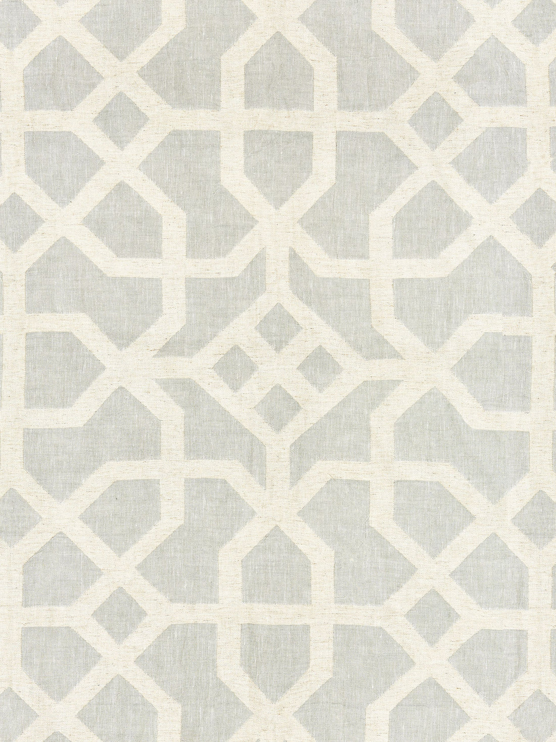 Linen Lattice fabric in mineral and greige color - pattern number SC 000227149 - by Scalamandre in the Scalamandre Fabrics Book 1 collection