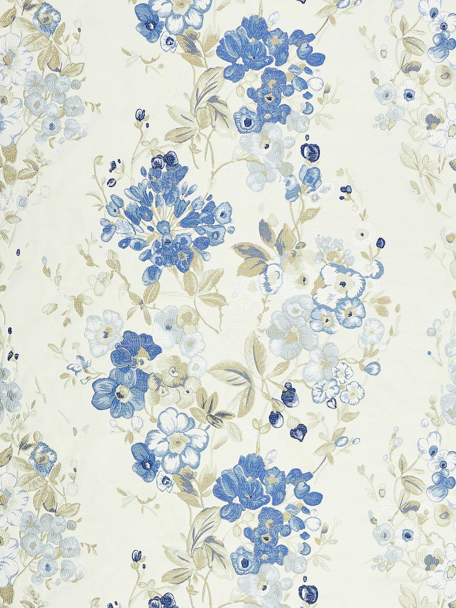 Antonella Lampas fabric in morning glory color - pattern number SC 000227224 - by Scalamandre in the Scalamandre Fabrics Book 1 collection