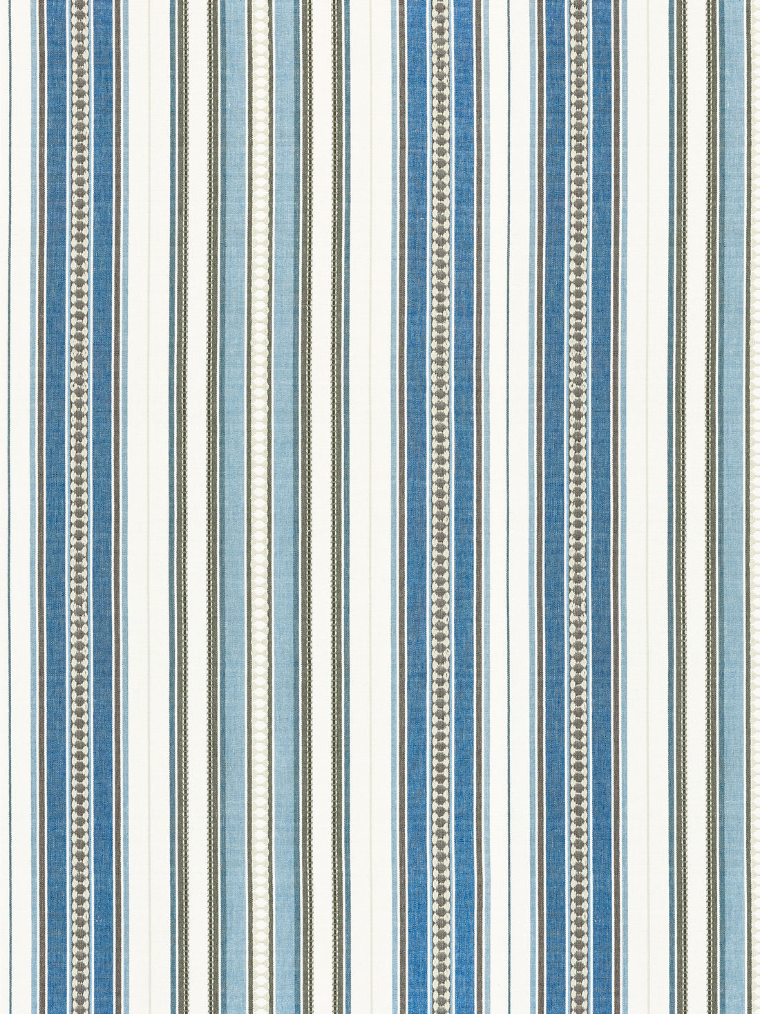 Nile Stripe fabric in blue jay color - pattern number SC 000227253 - by Scalamandre in the Scalamandre Fabrics Book 1 collection