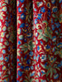 Millefleur Velvet fabric in ruby cobalt color - pattern number SC 000227328 - by Scalamandre in the Scalamandre Fabrics Book 1 collection