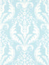 Primavera Linen Print fabric in sky color - pattern number SC 000316597 - by Scalamandre in the Scalamandre Fabrics Book 1 collection