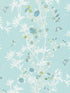 Jardin De Chine fabric in ciel color - pattern number SC 000316608 - by Scalamandre in the Scalamandre Fabrics Book 1 collection