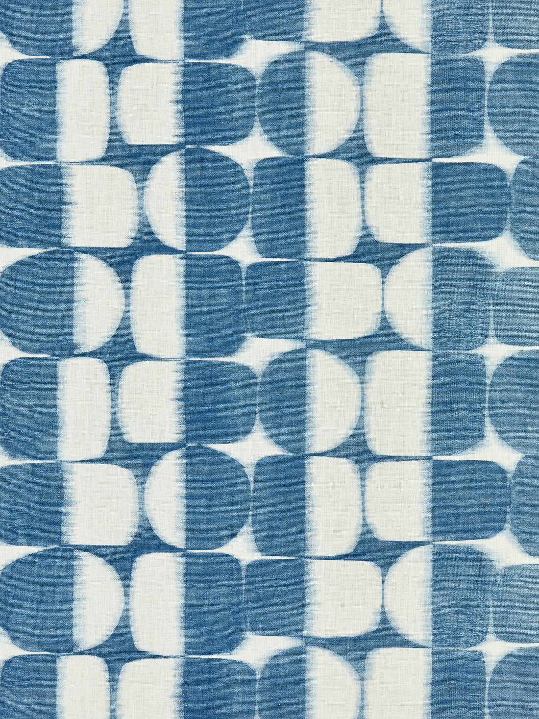 Rift Linen Print fabric in blueprint color - pattern number SC 000316636 - by Scalamandre in the Scalamandre Fabrics Book 1 collection