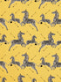 Zebras Petite fabric in yellow color - pattern number SC 000316641 - by Scalamandre in the Scalamandre Fabrics Book 1 collection