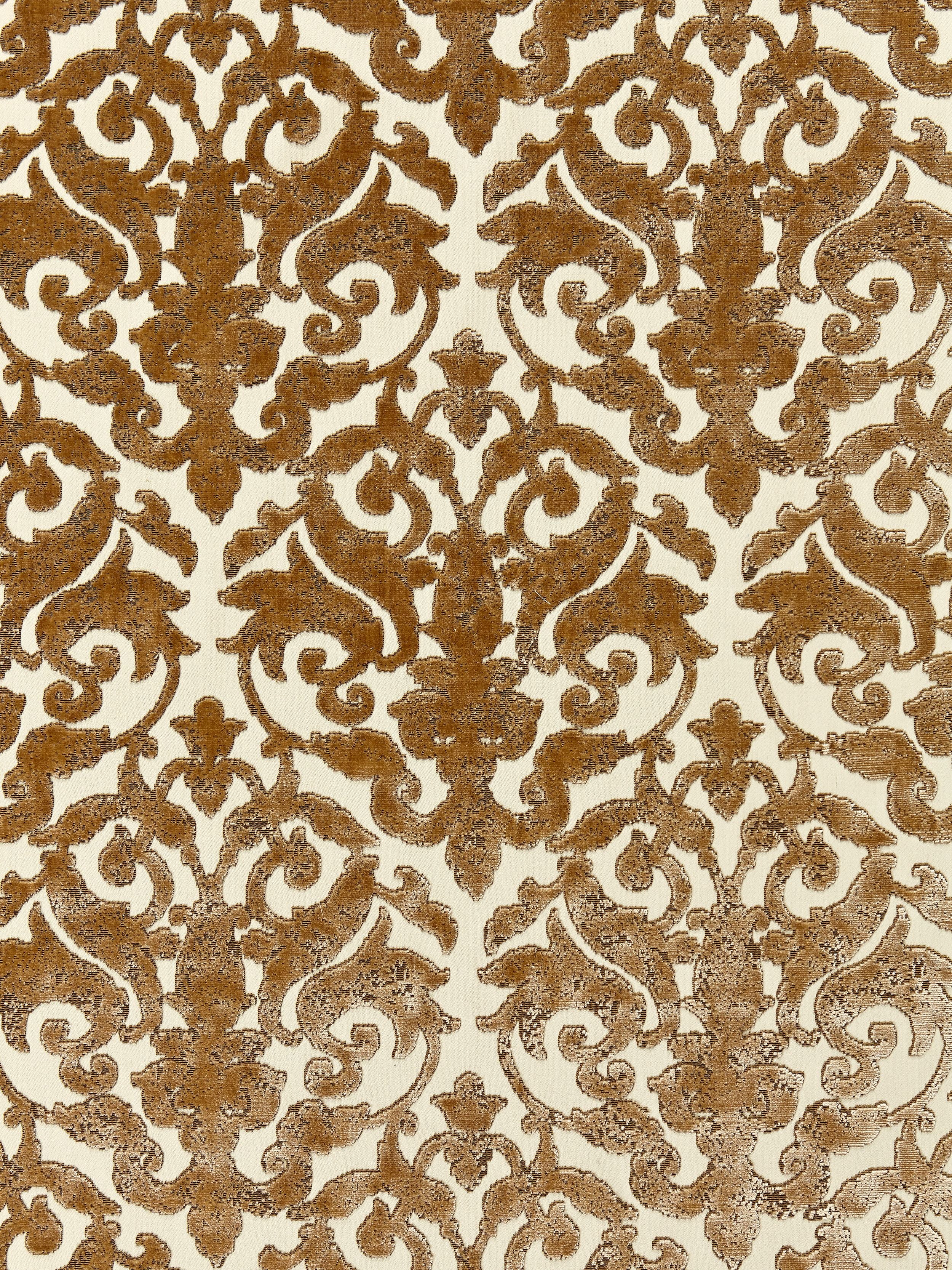 Venezia Silk Velvet fabric in sable color - pattern number SC 000327078 - by Scalamandre in the Scalamandre Fabrics Book 1 collection