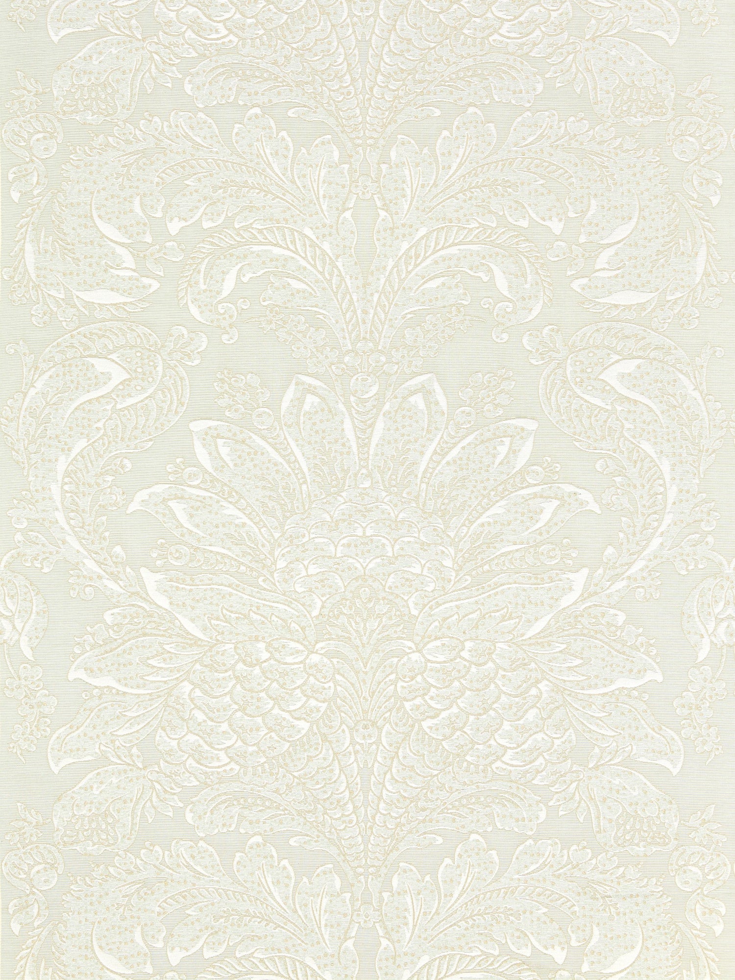 Carlotta Damask fabric in mineral color - pattern number SC 000327081 - by Scalamandre in the Scalamandre Fabrics Book 1 collection
