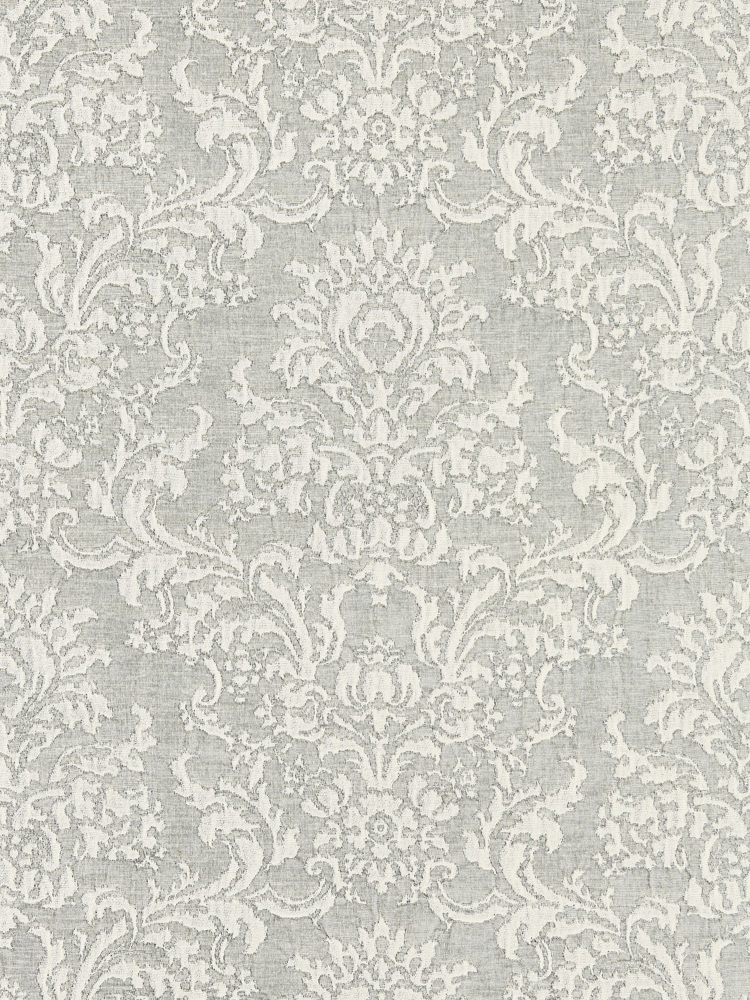 San Luca Damask fabric in pearl grey color - pattern number SC 000327094 - by Scalamandre in the Scalamandre Fabrics Book 1 collection