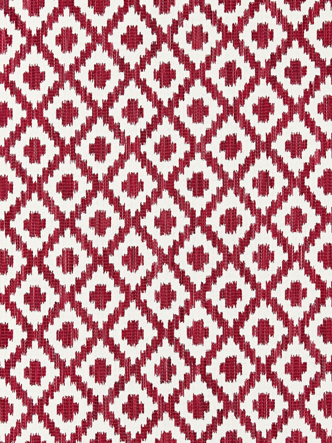 Malay Ikat Weave fabric in raspberry color - pattern number SC 000327098 - by Scalamandre in the Scalamandre Fabrics Book 1 collection