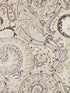 Malabar Paisley Embroidery fabric in flax color - pattern number SC 000327124 - by Scalamandre in the Scalamandre Fabrics Book 1 collection