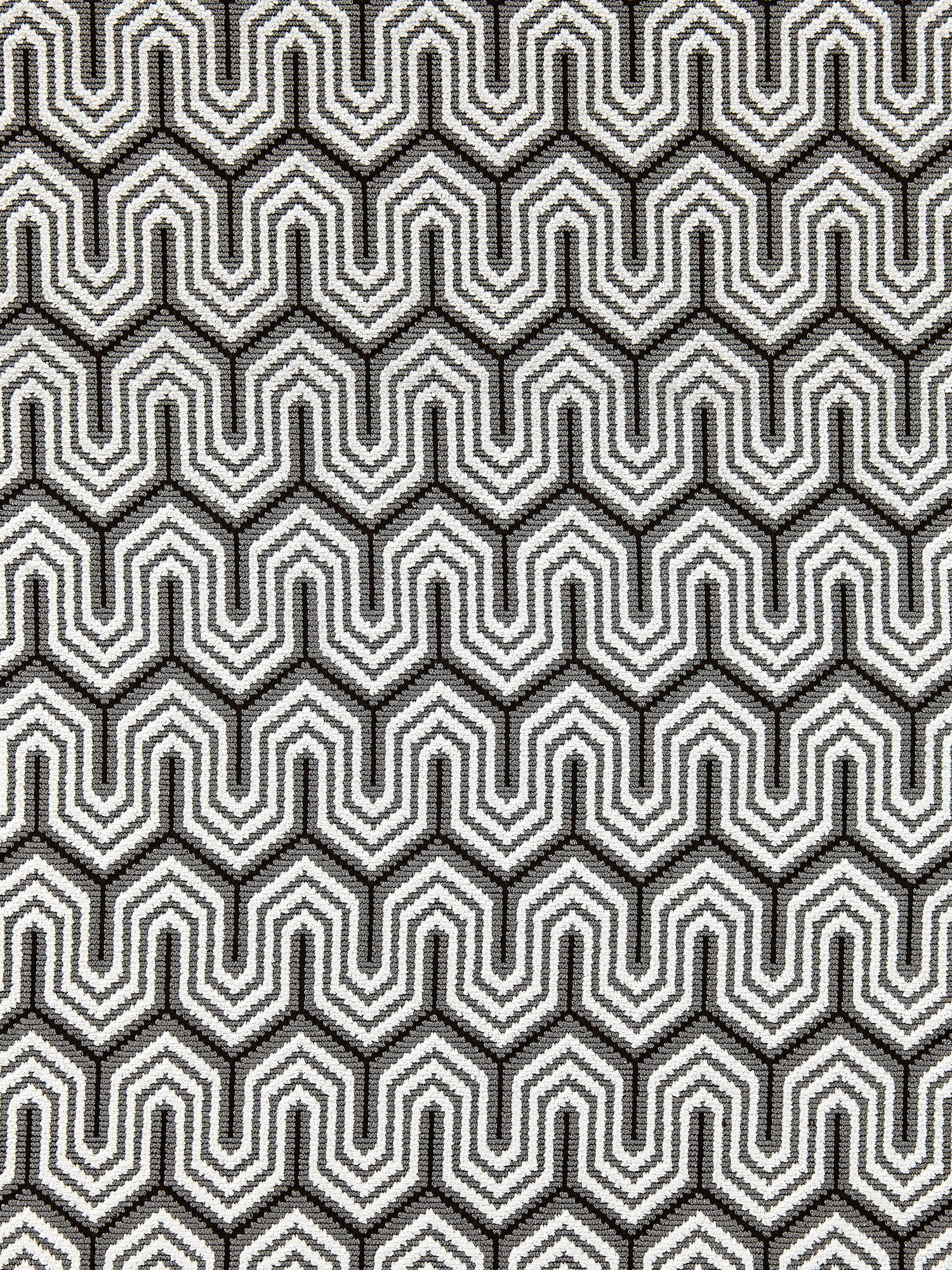 Undulation fabric in graphite color - pattern number SC 000327129 - by Scalamandre in the Scalamandre Fabrics Book 1 collection