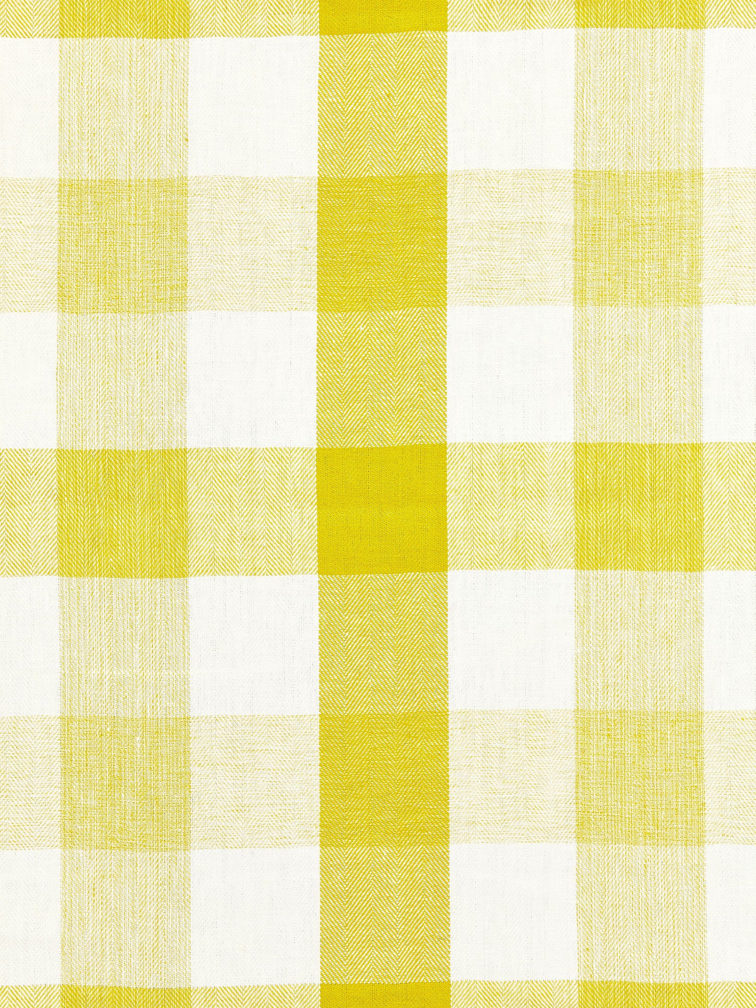 Westport Linen Plaid fabric in citron color - pattern number SC 000327135 - by Scalamandre in the Scalamandre Fabrics Book 1 collection