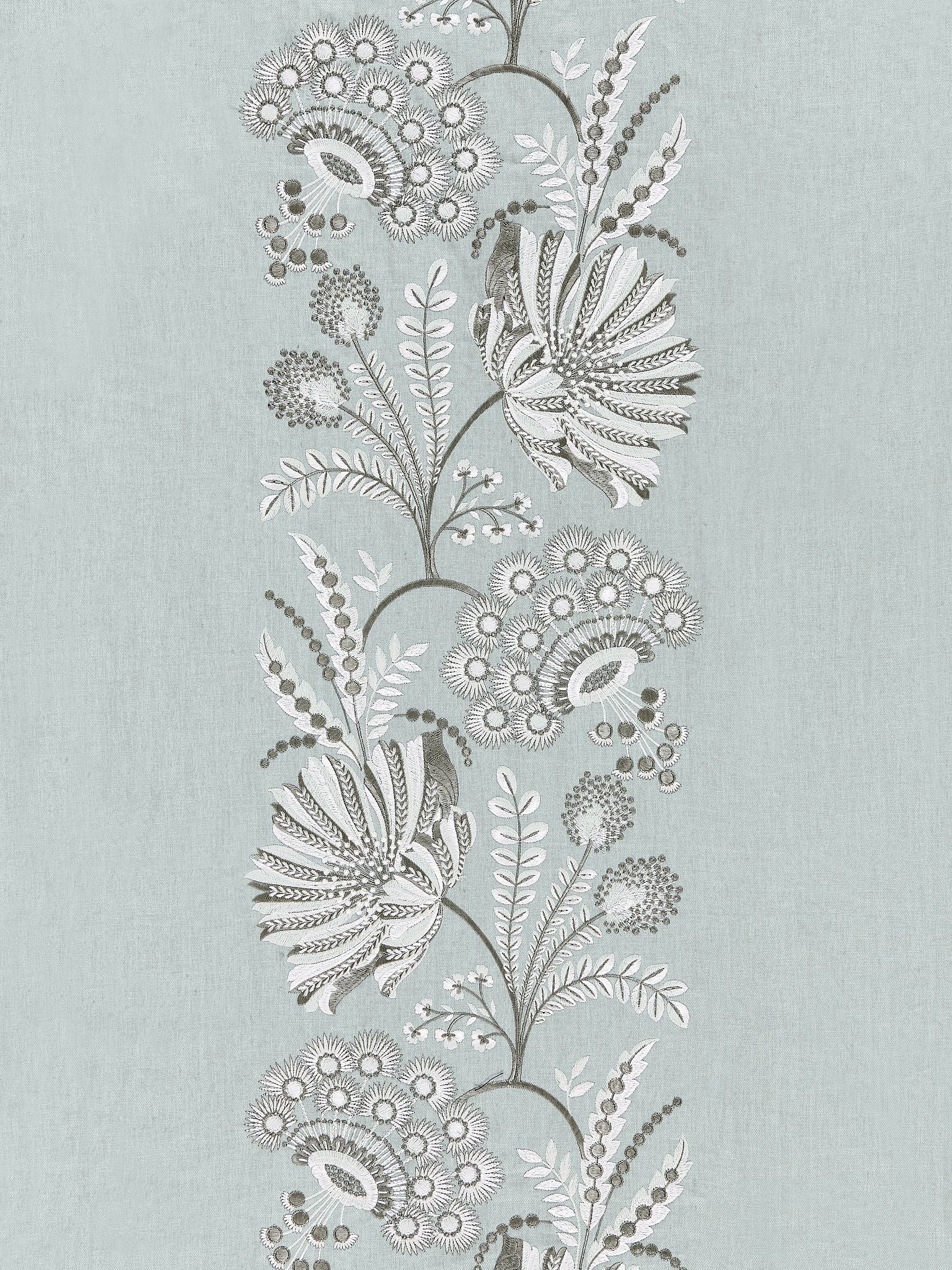 Annelise Embroidery fabric in skylight color - pattern number SC 000327162 - by Scalamandre in the Scalamandre Fabrics Book 1 collection