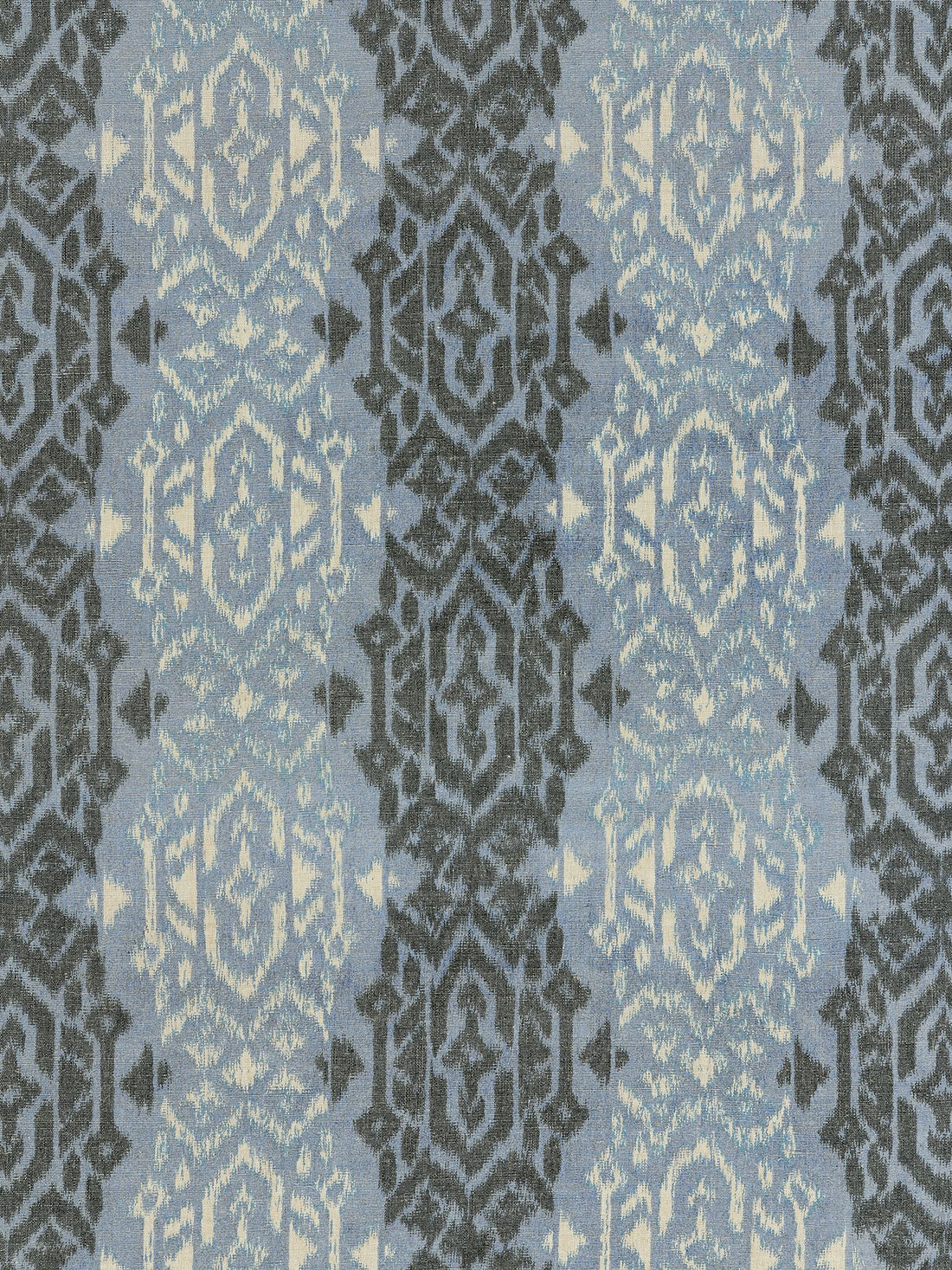 Sumatra Ikat Weave fabric in indigo color - pattern number SC 000327167 - by Scalamandre in the Scalamandre Fabrics Book 1 collection