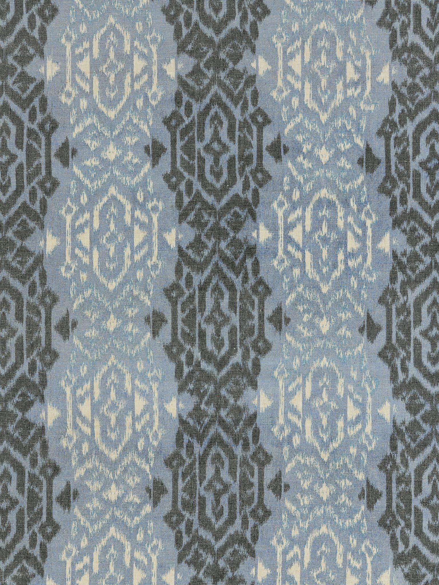 Sumatra Ikat Weave fabric in indigo color - pattern number SC 000327167 - by Scalamandre in the Scalamandre Fabrics Book 1 collection