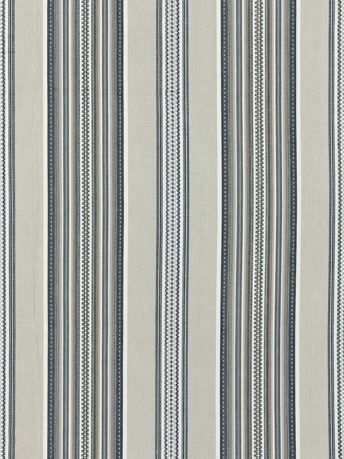 Cyrus Cotton Stripe fabric in stone color - pattern number SC 000327180 - by Scalamandre in the Scalamandre Fabrics Book 1 collection