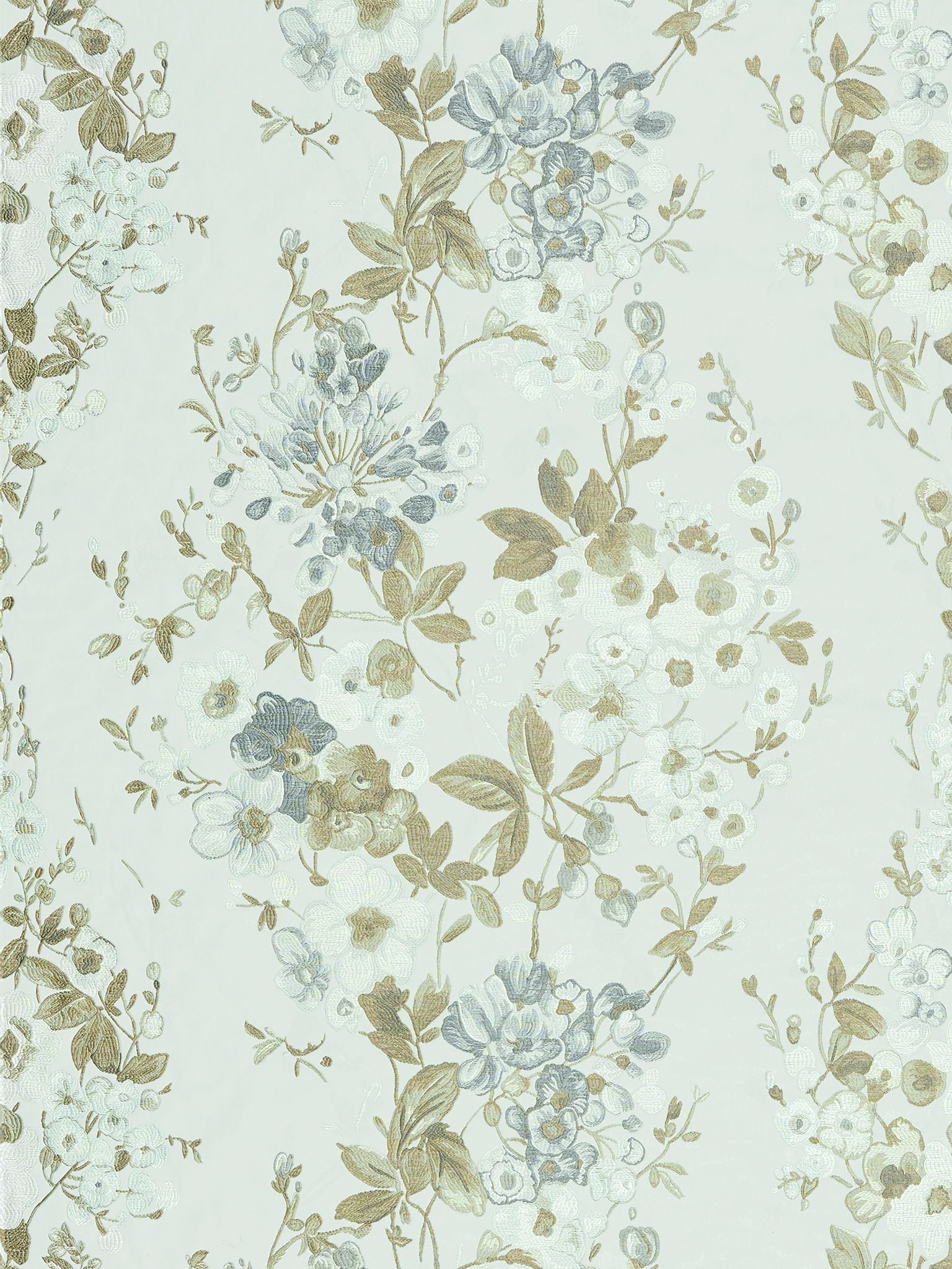 Antonella Lampas fabric in grey garden color - pattern number SC 000327224 - by Scalamandre in the Scalamandre Fabrics Book 1 collection